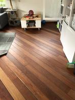 Houten vloer, Doe-het-zelf en Verbouw, Vloerdelen en Plavuizen, Ophalen, Gebruikt, Vloerdelen of -planken, 10 m² of meer