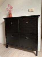 Hemnes schoenenkast zwart, Ophalen, Zo goed als nieuw, Landelijk