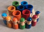 Nieuwe houten regenboog vriendjes speelset, Kinderen en Baby's, Ophalen of Verzenden, Nieuw, Overige typen