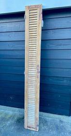 Louvre deur 215cm hoog en 27cm breed brocante, Ophalen, Gebruikt