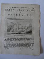 boekje gravures Ransdorp Waterland 1630 Rademaker, Antiek en Kunst, Verzenden
