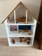 Groot houten poppenhuis - Project dollhouse, Ophalen, Zo goed als nieuw, Poppenhuis