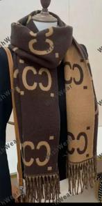 Designee sjaal beige/bruin, Gucci, Ophalen of Verzenden, Nieuw, Bruin