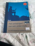Het ontwerpen van een onderzoek, Boom, Nieuw, Beta, HBO