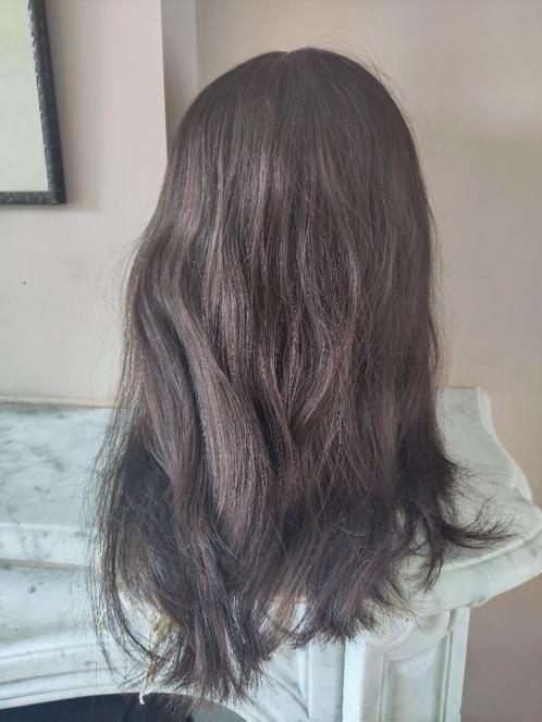 Silktop topper, haarwerk, haarstuk, echt haar, Sieraden, Tassen en Uiterlijk, Uiterlijk | Haarverzorging, Nieuw, Pruik of Haarverlenging