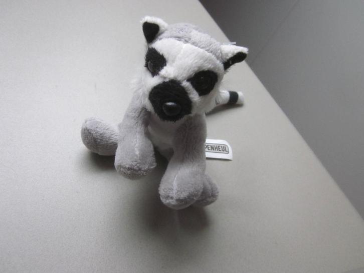 Petjes World Apenheul grijs-wit zacht pluche aapje knuffel, Kinderen en Baby's, Speelgoed | Knuffels en Pluche, Nieuw, Overige typen