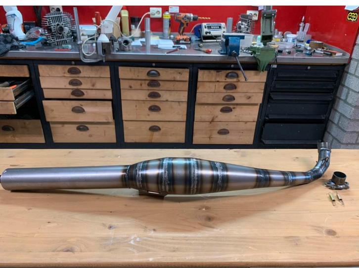 Kreidler RS / SP-60 uitlaat nieuw, Fietsen en Brommers, Brommeronderdelen | Kreidler, Nieuw, Uitlaat, Ophalen of Verzenden