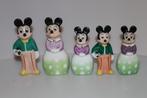 Mickey Minnie beeldjes porselein antiek '30 Sint Kerst, Verzamelen, Disney, Mickey Mouse, Ophalen of Verzenden, Zo goed als nieuw