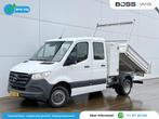 Mercedes-Benz Sprinter 514 2.2 CDI Automaat Kipper Dubbele C, Auto's, Bestelauto's, Automaat, Gebruikt, Zwart, Wit