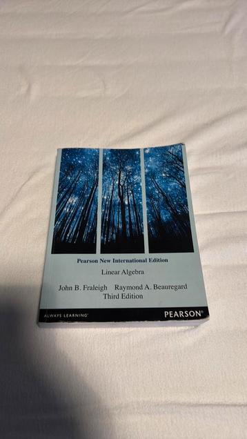 Linear Algebra studie boek beschikbaar voor biedingen