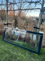 Mooie buitendeur met glas en zwart beslag - 238x93cm, Ophalen, Gebruikt, 80 tot 100 cm, 215 cm of meer