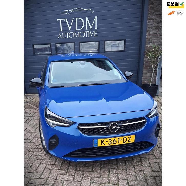 Opel Corsa 1.2 Elegance|CARPLAY|AIRCO|1/2 LEDER|DISTR VERVAN, Auto's, Opel, Bedrijf, Te koop, Corsa, ABS, Airbags, Airconditioning