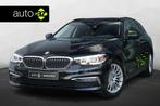 BMW 5-serie 520d High Excecutive, 179 €/maand, 2000 kg, Zwart, Geïmporteerd
