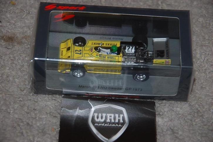 1:43 MARCH 731 ROBERT SWEDEN SPARK S5374 WRH, Hobby en Vrije tijd, Modelauto's | 1:43, Zo goed als nieuw, Auto, Overige merken