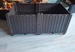 Wicker plantenbak 80x40x38, Ophalen, Kunststof, Minder dan 30 cm, Rond