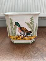 Plantenpot groot La Brenta  decorata a mano eend schildering, Ophalen of Verzenden, Gebruikt
