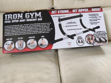 Iron gym total upper body workout pull up bar is nieuw(34,95 beschikbaar voor biedingen
