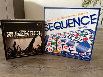 Spellen: Remember muziek & Sequence beschikbaar voor biedingen