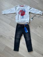 Slim jeans Blue Ridge + sweater Tumble ‘n Dry maat 104, Broek, Nieuw, Ophalen of Verzenden, Blue Ridge