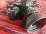 Canon AV-1 analoge reflexcamera, Ophalen of Verzenden, Spiegelreflex, Canon