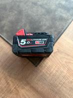 Milwaukee M18 Accu 5.0Ah, Hobby en Vrije tijd, Modelbouw | Radiografisch | Auto's, Ophalen of Verzenden, Zo goed als nieuw, Overige schalen