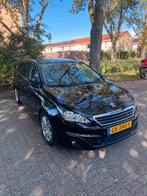 Peugeot 308 1.6 BlueHDI 120pk 2015 Zwart, Stof, 1275 kg, Zwart, 4 cilinders