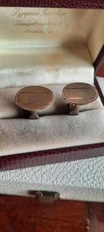 Art deco manchetknopen, gepatenteerd., Ophalen of Verzenden, Zo goed als nieuw, Overige materialen