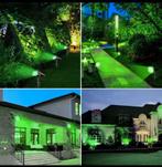 Nieuwe richt spots solar zonne energie groen licht, Ophalen of Verzenden, Nieuw, Groene licht spot zonne energie