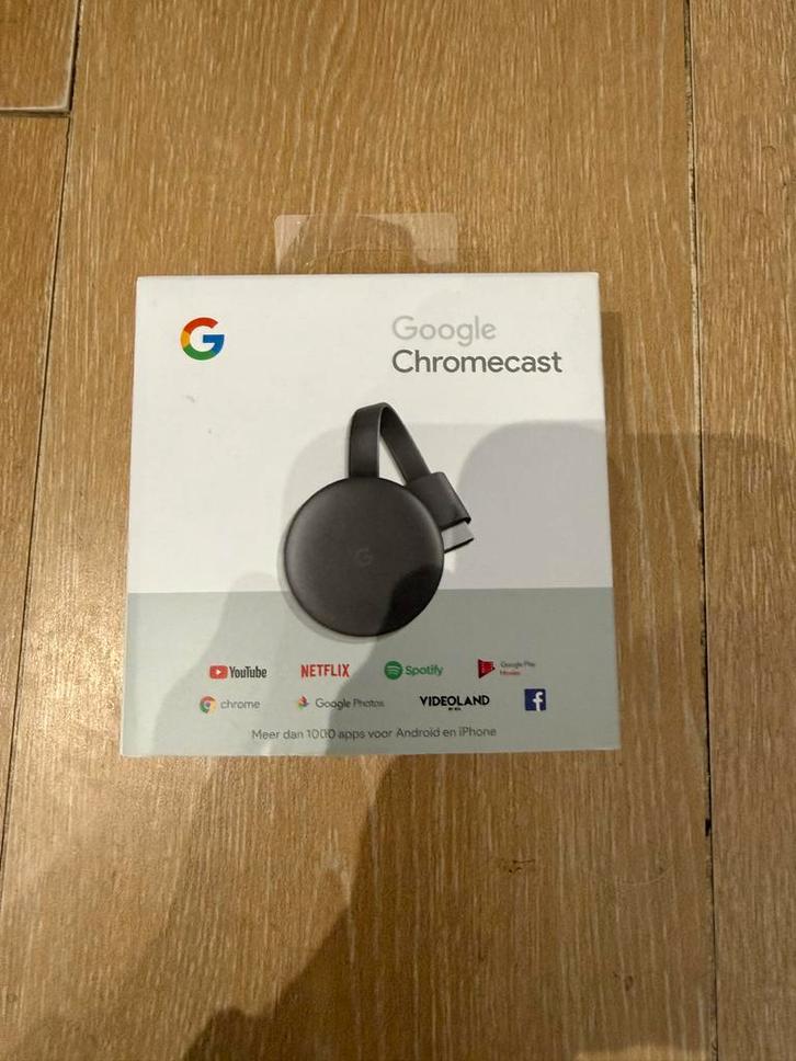 Google Chromecast 1080p HD, Audio, Tv en Foto, Mediaspelers, Zo goed als nieuw, Zonder harde schijf, HDMI, Ophalen of Verzenden