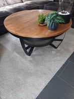 Ronde Salontafel Mango Hout - 90cm, Huis en Inrichting, Tafels | Salontafels, Ophalen of Verzenden