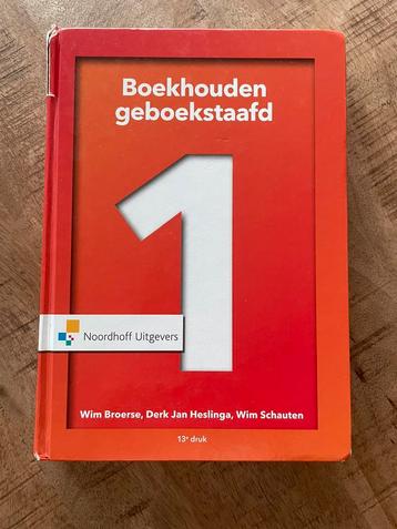 Heslinga - Boekhouden geboekstaafd 1 + opgaven + uiterkingen beschikbaar voor biedingen