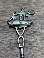 Antieke Zilveren Pijpenwroeter met Figuur, Ophalen of Verzenden, Zilver