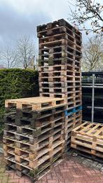 Gebruikte pallets - €5,- per stuk, Doe-het-zelf en Verbouw, Hout en Planken, Ophalen, Gebruikt, Pallet, Minder dan 200 cm