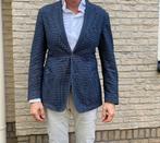 Corneliani colbert mt 52 donkerblauw ruitje zgan!, Kleding | Heren, Kostuums en Colberts, Ophalen of Verzenden, Zo goed als nieuw