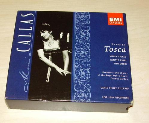 Tosca Puccini Callas 2CD EMI 1964/2003 Opera, Cd's en Dvd's, Cd's | Klassiek, Gebruikt, Overige typen, Classicisme, Met libretto