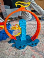 Uitgebreide Hot Wheels baan met loopings!, Ophalen, Hot Wheels, Handmatig, Met looping