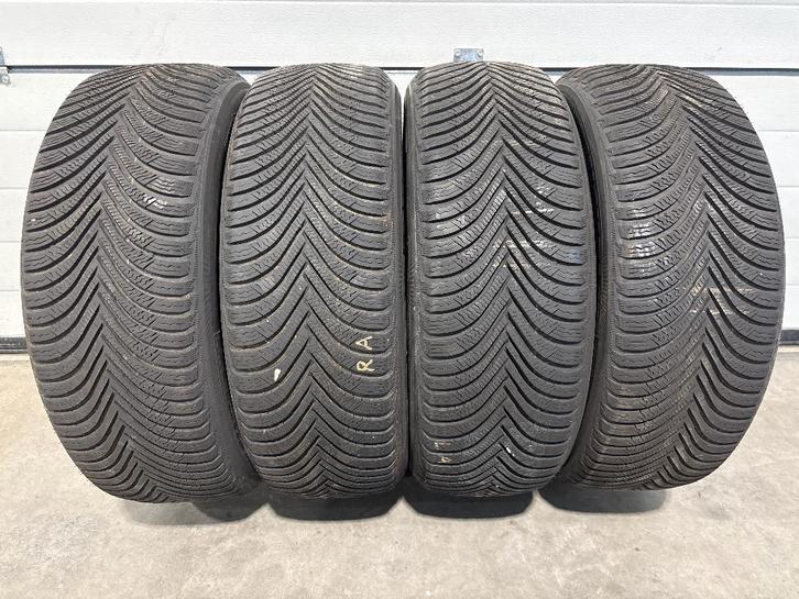 4 x 205/55 19" michelin alpin-5 winterbanden 4 x 5.5/6mm!, Auto-onderdelen, Banden en Velgen, Banden en Velgen, Winterbanden, 19 inch
