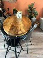 Mango houten tafel ovaal, Ophalen, Vijf personen of meer, Ovaal, 50 tot 100 cm