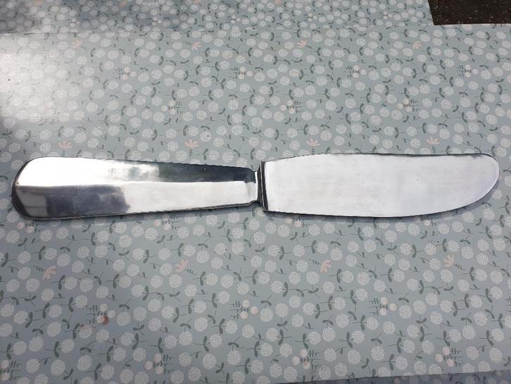 Muurdecoratie Alu. Mes 90cm Wanddecoratie Restaurant Keuken, Huis en Inrichting, Woonaccessoires | Wanddecoraties, Gebruikt, Ophalen of Verzenden