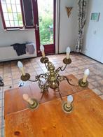 Koperen kroonluchter, Huis en Inrichting, Lampen | Kroonluchters, Ophalen