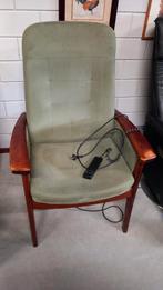 Vintage Massage Fauteuil, Hout, Gebruikt, Minder dan 75 cm, Vintage