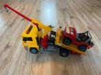 Bruder Sleepauto met Jeep, Ophalen of Verzenden, Zo goed als nieuw
