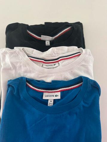 Lacoste T-shirts Set - Blauw, Wit, Zwart beschikbaar voor biedingen