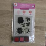 Clear stamps met inkt, Hobby en Vrije tijd, Nieuw, Ophalen of Verzenden