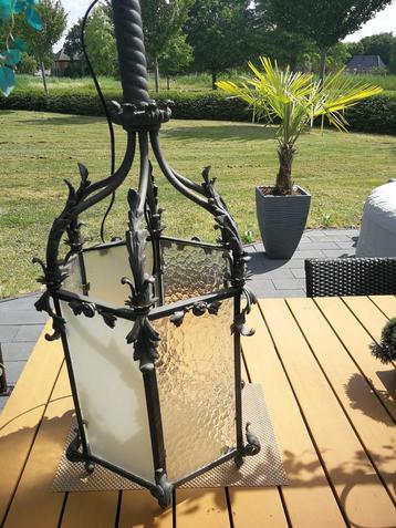 Antieke massief messing hallamp Hal lamp hanglamp i.g.s. beschikbaar voor biedingen