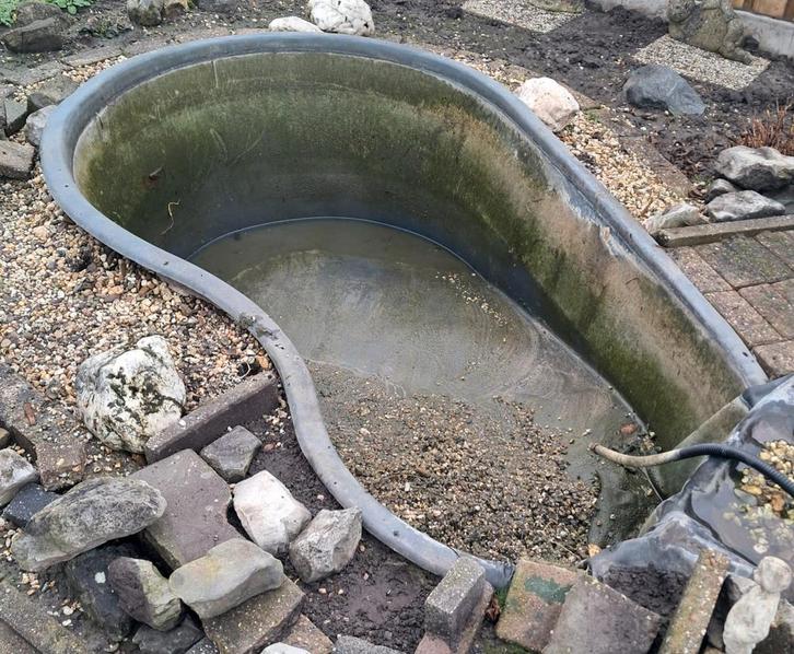 Grote kunststof vijver, Tuin en Terras, Vijvers, Gebruikt, Ophalen