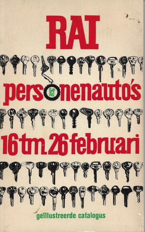 Catalogus RAI 54e Personenauto's tentoonstelling 1967, Boeken, Auto's | Folders en Tijdschriften, Gelezen, Algemeen, Verzenden