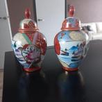 Prachtige handbeschilderde vazen, Antiek en Kunst, Ophalen of Verzenden