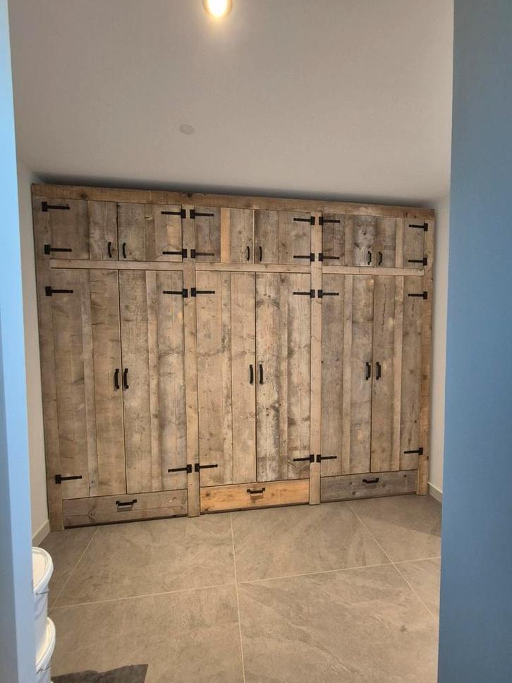 Kledingkast XXL steigerhout, Huis en Inrichting, Kasten | Kledingkasten, Nieuw, 200 cm of meer, Ophalen of Verzenden