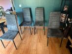 Eetkamerstoelen, Huis en Inrichting, Ophalen, Gebruikt, Grijs